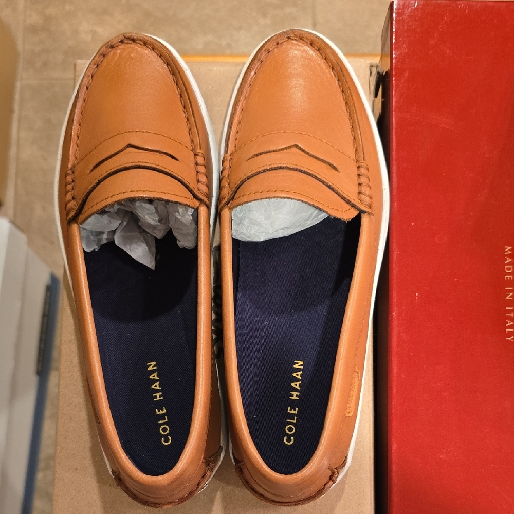 Cole Haan Tan Loafers